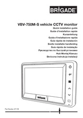 Brigade VBV-750M-S Guide D'installation Rapide