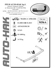 AUTO-HAK M56A Mode D'emploi