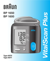 Braun VitalScan Plus BP 1650 Manuel D'utilisation