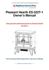 Pleasant Hearth ES-322T Instructions Importantes