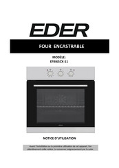 eder EFBI65CX-11 Notice D'utilisation