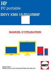 HP Envy X360 15-ED1038NF Manuel De L'utilisateur