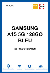 Samsung A15 5G Mode D'emploi