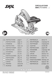 Skil 5840 Manuel D'instructions