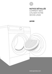 Gorenje D65225AL Notice