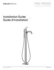 aquabrass MB2 MB284 Guide D'installation