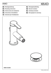 KEUCO IXMO 59509 3000 Serie Instructions D'installation