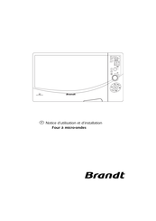 Brandt C2660WF1 Notice D'utilisation Et D'installation