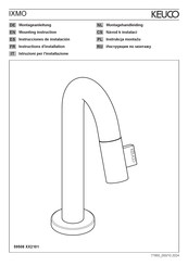 KEUCO IXMO 59508 2101 Serie Instructions D'installation