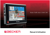 Becker Traffic Assist Z 205 Manuel D'utilisation