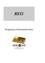 Micro Gate REI2 Mode D'emploi