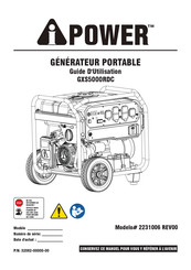 iPower GXS5000RDC Guide D'utilisation