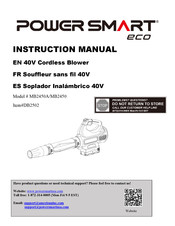 Power smart DB2502 Manuel D'instructions
