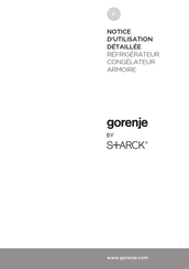 Starck Gorenje NRK612ST Notice D'utilisation Detaillee