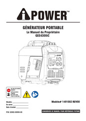 iPower GXS4300iC Manuel Du Propriétaire