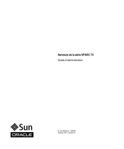 Sun Oracle SPARC T3 Guide D'administration