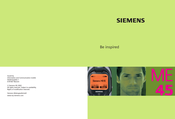 Siemens ME 45 Mode D'emploi