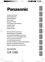 Panasonic SLIM COMBI NN-CD555W Mode D'emploi