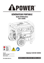 iPower GXS11300RC Guide D'utilisation