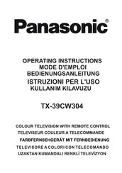 Panasonic TX-39CW304 Mode D'emploi