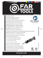 Far Tools RS 800B Notice Originale