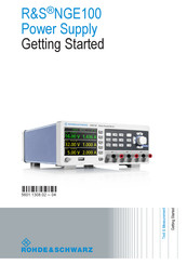 Rohde & Schwarz R&S NGE-K102 Point De Départ