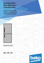 Beko BCBFD1973 Notice D'utilisation