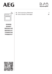 AEG TP9SB83FAT Notice D'utilisation