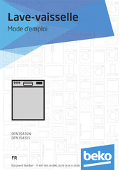 Beko DFN39431W Mode D'emploi