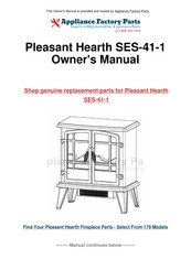 Pleasant Hearth ES-322T Manuel Du Propriétaire