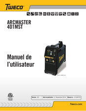 Tweco ARCMASTER 401MST Manuel De L'utilisateur