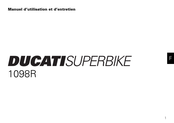 Ducati SUPERBIKE 1098R 2007 Manuel D'utilisation Et D'entretien