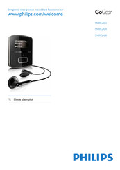 Philips GoGEAR SA3RGA04 Manuel D'utilisation