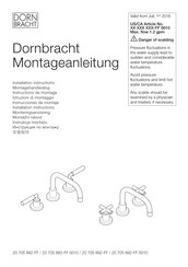 Dornbracht 20 705 882-FF Instructions De Montage