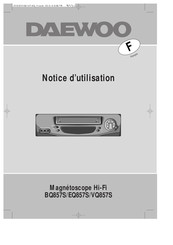 Daewoo BQ857S Notice D'utilisation