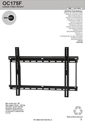 OmniMount Systems OC175F Manuel D'instructions