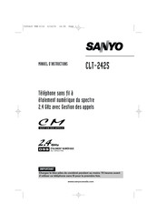 Sanyo CLT-2425 Manuel D'instructions