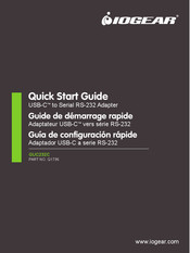 IOGear GUC232C Guide De Démarrage Rapide