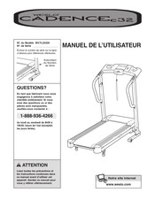 Weslo WCTL25320 Manuel De L'utilisateur