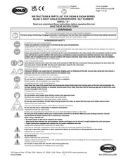 SIOUX SNR4A11TC Instructions