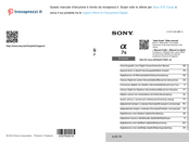 Sony a7s Mode D'emploi