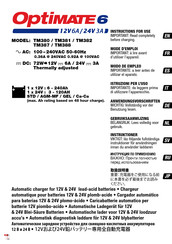 Optimate TM387 Mode D'emploi