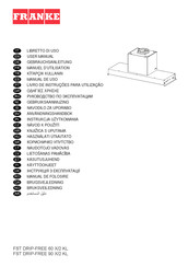 Franke FST DRIP-FREE 90 X/2 KL Manuel D'utilisation