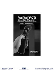 DeFelsko PosiTest PC Powder Checker Guide D'utilisation