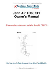 Jenn-Air TC607X1 Guide D'utilisation Et D'entretien