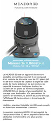 MEAZOR 3D M0102 Manuel De L'utilisateur