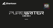 Sharkoon PUREWRITER RGB Manuel