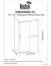 Nadoli DS623660C-CL Mode D'emploi