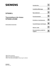 Siemens SITRANS LVS300 Instructions De Service