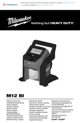 Milwaukee M12 BI-0 Notice Originale